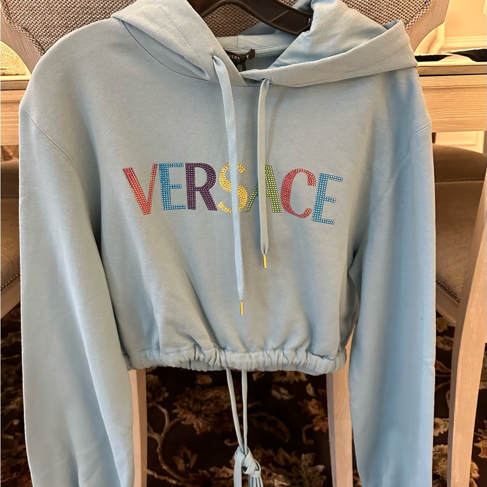 Authentic Versace Crop sweatshirt size 40.